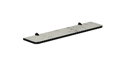 Полка для ванной комнаты из компакт-плиты Egger F204 ST10, 600х130мм