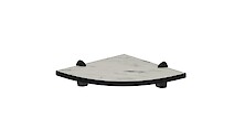 Угловая полка для ванной комнаты из компакт-плиты Egger F204 ST10, 250х250мм