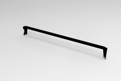 Жердь для модуля 600мм для гардеробної системи, чорна