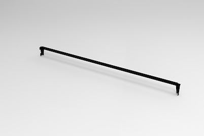 Жердь для модуля 1000мм для гардеробної системи, чорна