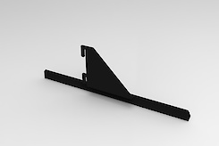 Комплект кронштейнів для кріплення полиці глибиною 410мм, чорний