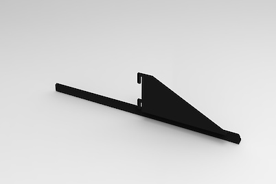 Комплект кронштейнів для кріплення полиці глибиною 510мм, чорний