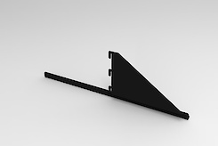 Комплект кронштейнів для кріплення тумби з шухлядами та полицями глибиною 510мм, чорний