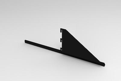 Комплект кронштейнів для кріплення тумби з шухлядами та полицями глибиною 510мм, чорний