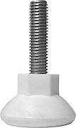 Ножка мебельная  регулируемая М10 D30мм, белая