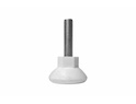 Ніжка меблева з регулюванням М10 D30мм, біла