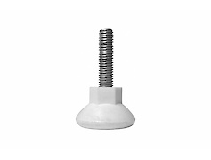 Ножка мебельная регулируемая М10 D30мм, белая