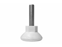 Ніжка меблева з регулюванням М10 D40мм, біла