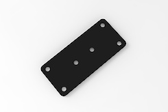 Соединительная пластина для сегментированных фасадов, черная