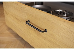 Мебельная ручка GTV STRUCTURE черный (UA-STUCTURE-128-20M)