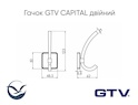 Меблевий гачок GTV CAPITAL подвійний