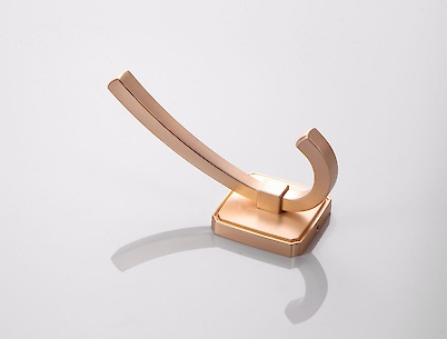 Мебельный крючок GTV CAPITAL двойной, золото матовое