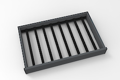 Брючница для модуля 800 мм, чорна