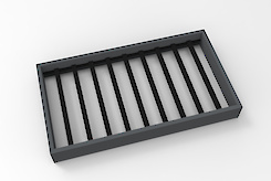 Брючница для модуля 900 мм, чорна