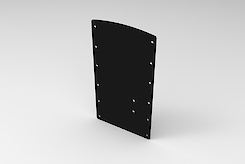 Комплект для крепления пантографа к трубе, черный