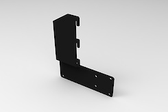 Комплект для крепления пантографа к трубе, черный