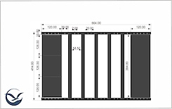 Брючниця для модуля 800 мм зі знімними тримачами і 2 лотками для аксесуарів, біла