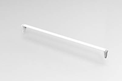 Жердь для модуля 600мм для гардеробної системи, біла