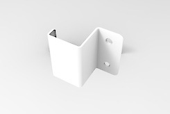 Комплект для кріплення пантографа GTV до вертикальної опори гардеробної системи, білий