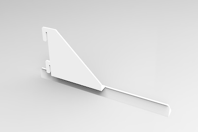 Комплект кронштейнів для кріплення полиці глибиною 310мм, білий