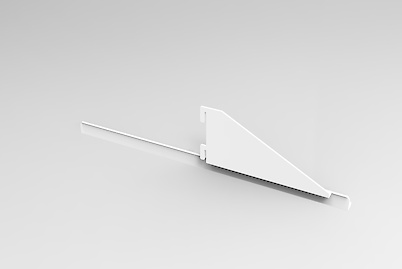 Комплект кронштейнів для кріплення полиці глибиною 510мм, білий