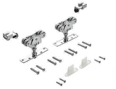 Комплект фурнитуры для раздвижной системы для разделения помещения Hettich TopLine 1200 до 45 кг (48293)