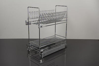 Сушка для посуду Vibo дворівнева висувна для нижнього модуля 300 мм