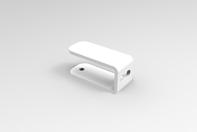 Універсальне кріплення до підлоги та стіни, біле