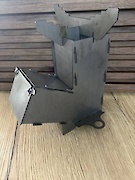 Турбопечь буржуйка на дровах 