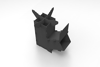 Турбопіч буржуйка на дровах не пофарбована висотою 25см