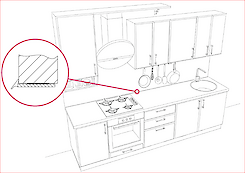 Уплотнитель для столешниц и стеновых панелей Rehau Rauwalon Simple Line 5м