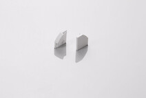 Заглушка для углового LED профиля правая белая