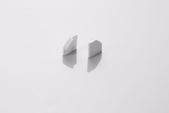 Заглушка для углового LED профиля правая белая