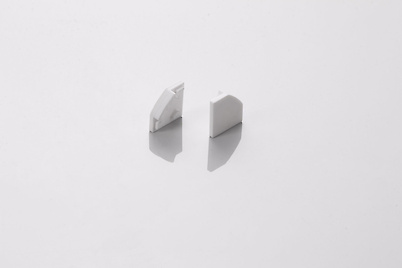 Заглушка для углового LED профиля правая белая