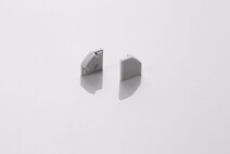 Заглушка для углового LED профиля правая серая
