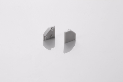 Заглушка для углового LED профиля правая серая