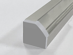 Заглушка для кутового LED профілю ліва сіра