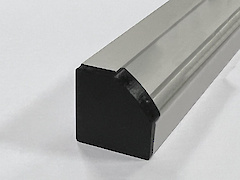 Заглушка для кутового LED профілю ліва чорна