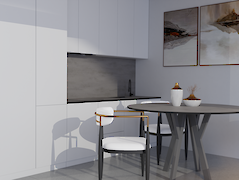 кришка для столу з КП Хромікс срібло