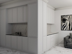 Egger  F812 ST9 Мармур Леванто білий 13мм з чорним внутрішнім наповненням