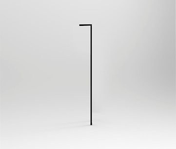 Вертикальна опора гардеробної системи висотою 2600мм 