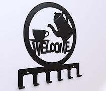 Настінна вішалка декоративна ВМ-4 