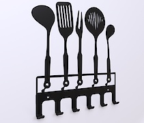 Настінна вішалка декоративна ВМ-5 