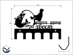 Настенная вешалка декоративная ВМ-11 