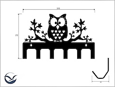 Настенная вешалка декоративная ВМ-15 