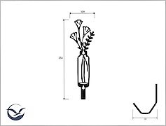 Настенная вешалка декоративная ВМ-23 
