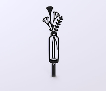 Настінна вішалка декоративна ВМ-23 