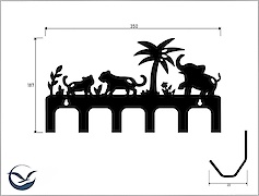 Настенная вешалка декоративная ВМ-28 