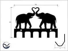 Настенная вешалка декоративная ВМ-29 