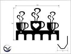 Настенная вешалка декоративная ВМ-31 